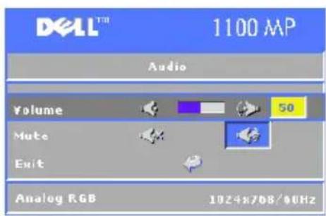 DELL 1100MP - Menu Audio - 1