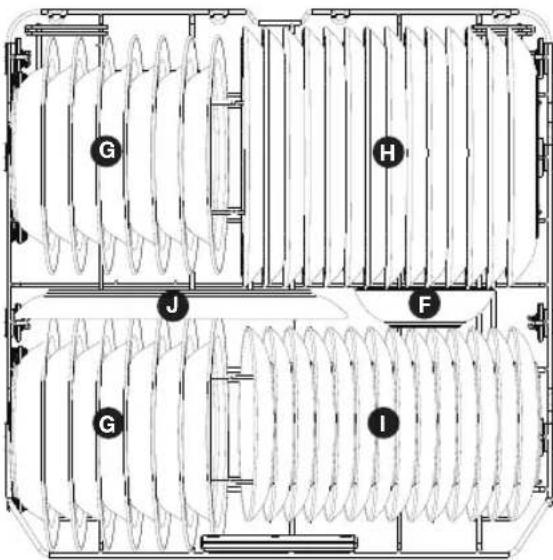 SAMSUNG DW60M5060FS - Loading the lower basket - 2