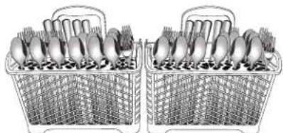 WHIRLPOOL WDT730PAHW - Panier à couverts divisible - 1