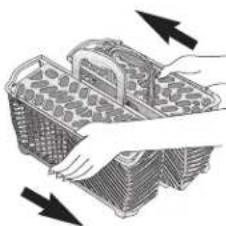 WHIRLPOOL WDT730PAHW - Silverware basket lids: - 1