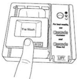 WHIRLPOOL WDT730PAHW - Para cerrar la tapa ParaAbrir la tapa - 1