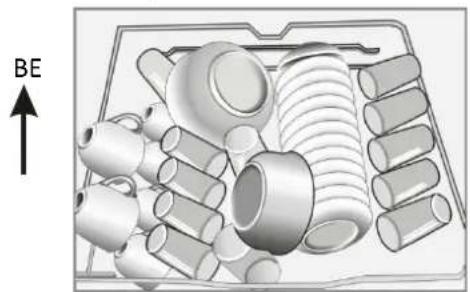 FAGOR LVF12AX - A felso kosar bepakolasa - 1