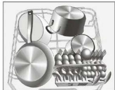 FAGOR LVF12AX - Carregar o cesto superior - 3