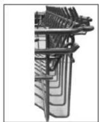 FAGOR LVF12AX - Folding back the cup shelves - 2