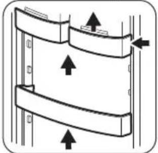 ZANKER KBB29011SK - Positioning the door shelves - 1
