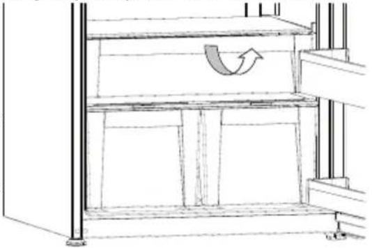 ELECTROLUX EJF4850JOW - Removção da prateleira de refrigeração - 1