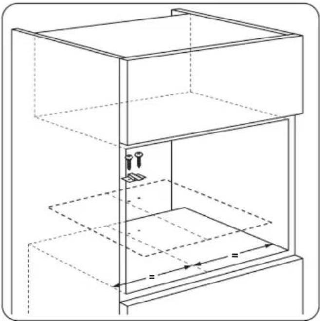 ZANUSSI ZSG25249XA - Зазоры при установке - 1