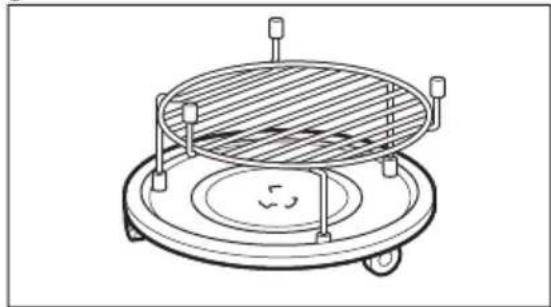 ELECTROLUX EMT25507OX - Colocación de la rejilla del grill - 1
