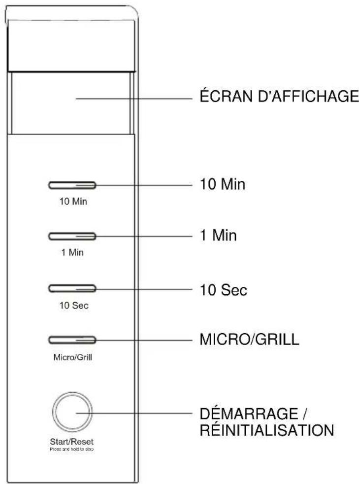 Carrefour Home HMG23P11 - Panneau de Contrôle - 1