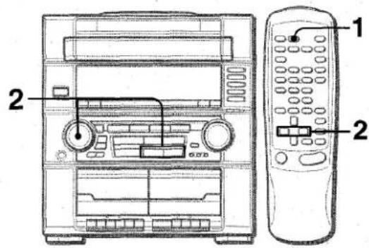 AIWA ZVR55 - SETTING THE SLEEP TIMER - 1