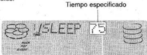 AIWA ZVR55 - AJUSTE DEL TEMPORIZADOR PARA DORMIR - 3