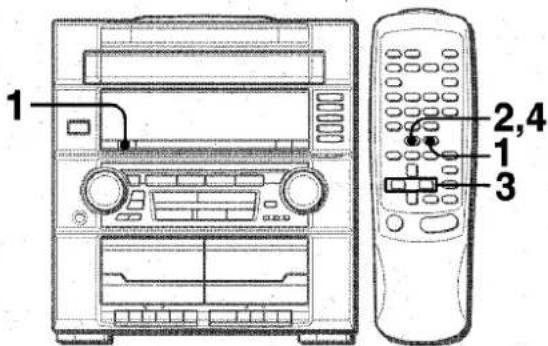 AIWA ZVR55 - REGLAGE DU NIVEAU DES ENCEINTES - 1