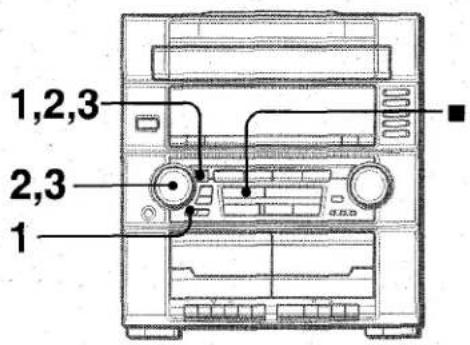 AIWA ZVR55 - SETTING THE CLOCK - 1