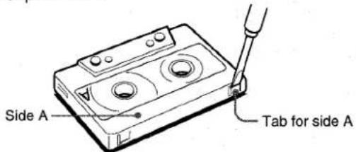 AIWA ZVR55 - About cassette tapes - 1