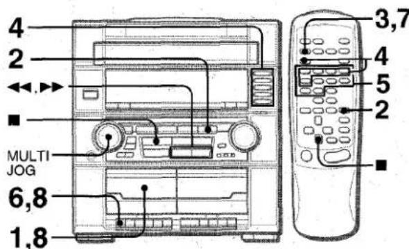 AIWA ZVR55 - ENREGISTREMENT AVEC MONTAGE ET CALCUL DU TEMPS - 1