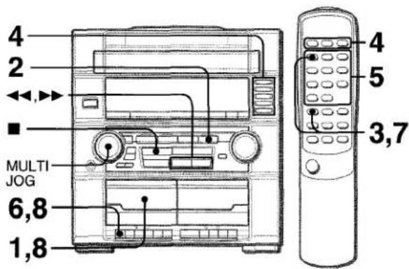 AIWA ZR555 - ENREGISTREMENT AVEC MONTAGE ET CALCUL DU TEMPS - 1