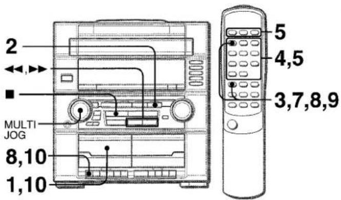 AIWA ZR555 - GRABACION CON EDICION PROGRAMADA - 1