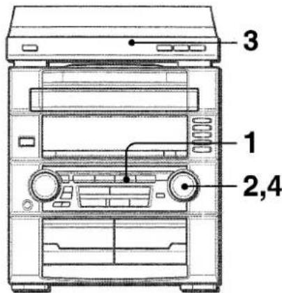 AIWA ZR555 - OPERATIONS DE BASE - 1