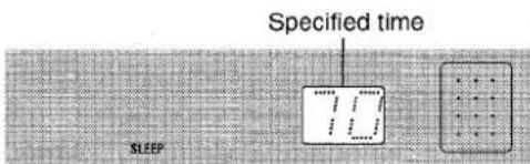 AIWA XRM35 - SETTING THE SLEEP TIMER - 3