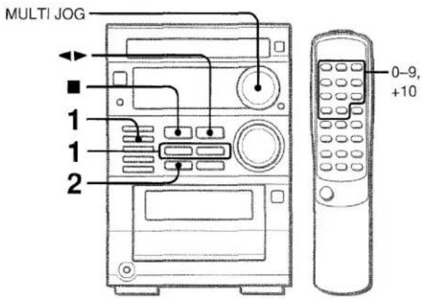 AIWA XRM35 - PRESETTING STATIONS - 1