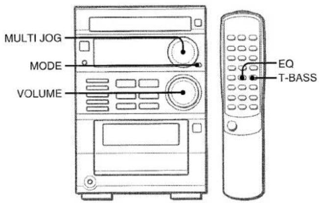 AIWA XRM35 - AJUSTE DEL SONIDO - 1