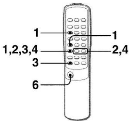 AIWA XRM35 - SETTING THE TIMER - 1