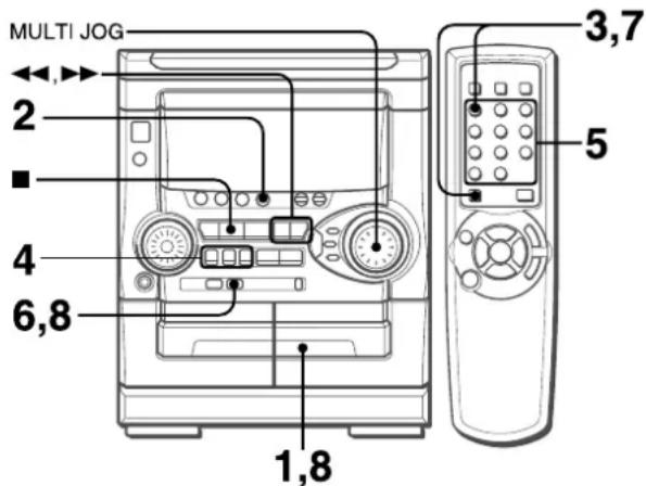 AIWA NSXAJ20 - ENREGISTREMENT AVEC MONTAGE ET CALCUL DU TEMPS - 1