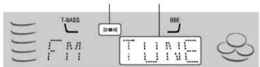 AIWA NSXAJ20 - Press ◀◀ DOWN or ▶▶ UP to select a station. - 1