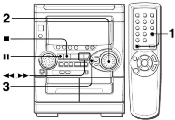 AIWA NSXAJ20 - SETTING THE CLOCK - 1