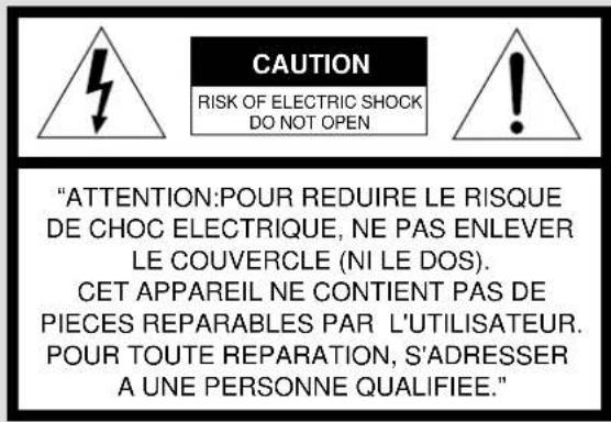 AIWA NSXAJ20 - AVERTISSEMENT - 1