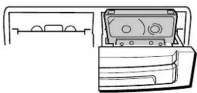 AIWA NSXAJ20 - Insérer la cassette à enregistrer dans la platine 2. - 1