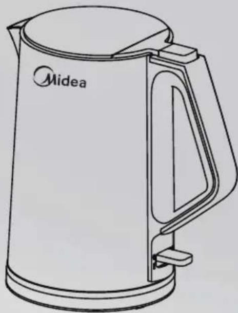 MIDEA MEK17DWW - Hervidor électrique Cool Touch - 1