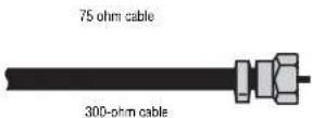 INSIGNIA NS27LCD - Connecting an outside antenna - 1