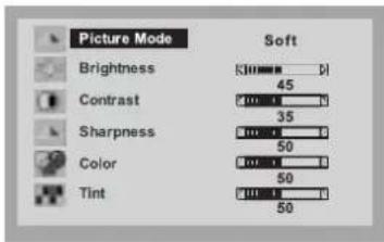 INSIGNIA NS15LCD - To adjust the picture: - 1