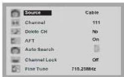 INSIGNIA NS15LCD - To set the source: - 2