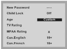 INSIGNIA NS15LCD - To make V-Chip settings: - 1