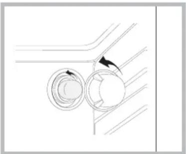INDESIT IFG 51 K.A - Sostituire la lampadina - 1