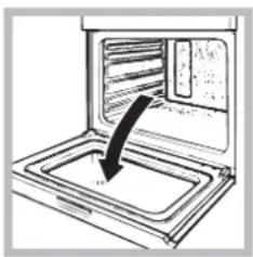 INDESIT IFG 51 K.A - De ovendeur reinigen - 1