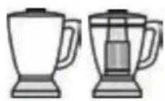 BOSCH SilentMixx MMB64G6M - Früchte-Becher - 1