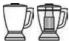 BOSCH SilentMixx MMB64G6M - Meyve kasesi - 1