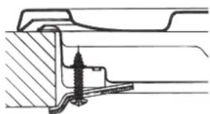 Ariston Thermo PH 960 TGH AUS - Hook fastening diagram - 3