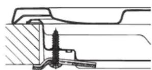 Ariston Thermo PH 960 TGH AUS - Hook fastening diagram - 2