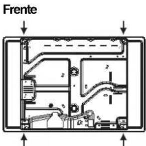 Ariston Thermo PC 640 TX - Diagrama de fijación de los ganchos - 4