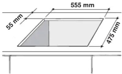 Ariston Thermo PC 640 TX - Installation de la table de cuisson au-dessus d'un four - 1