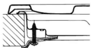 Ariston Thermo PC 640 TX - Schéma de fixation des crochets - 3