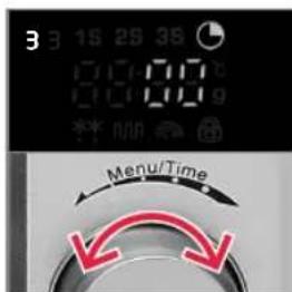 Koenic KMW253 - Az ora beallitasa Mikrohullamu sutes - 5