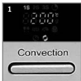 Koenic KMW253 - Isi yi ayarlamak icin CONVECTION - 1