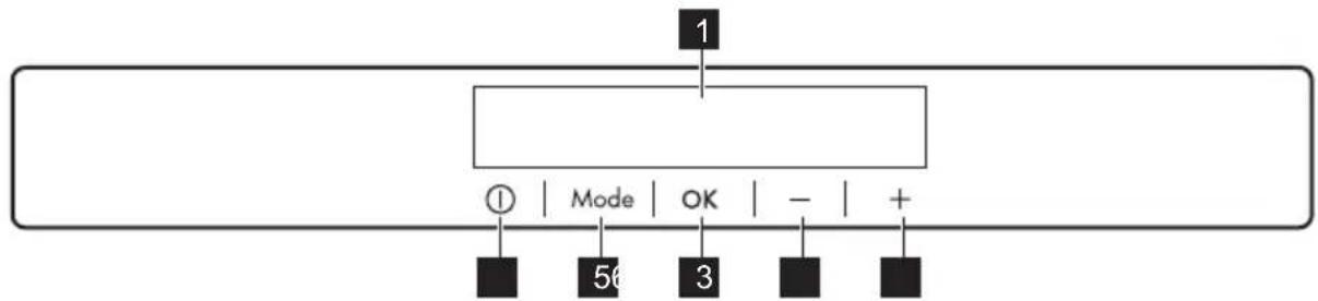 AEG AGE62526NX - Bedienfeld - 1