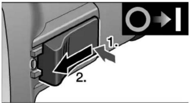Flex LE 910 125 - Accendere e spegnere - 1