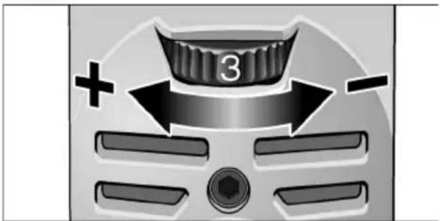 Flex LE 910 125 - Sélection de la vitesse (LE 9-10 125 uniquement) - 1